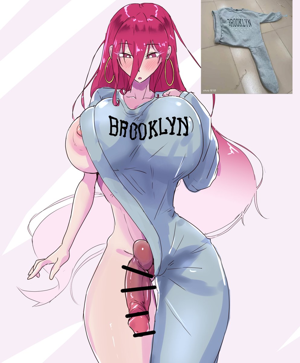 #今月描いた絵を晒そう 
ブルックリンセーター夏緋シースルー夏緋爆乳クチートオリキャラちゃんの大晦日 