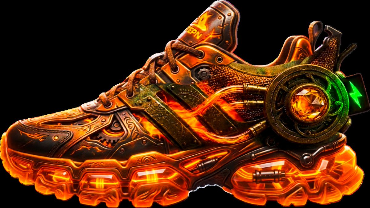 JeevasJee's tweet photo. Forging a legend!  1/3 🔥
Check out my entries for the @Stepnofficial Legendary Sneaker contest. I kept the required orange as the main color with the Stepn logo on the right side. 
​#STEPNLegendary #STEPN #SneakerArt #Web3 #STEPNCommunity https://t.co/7C8XAdB5ud