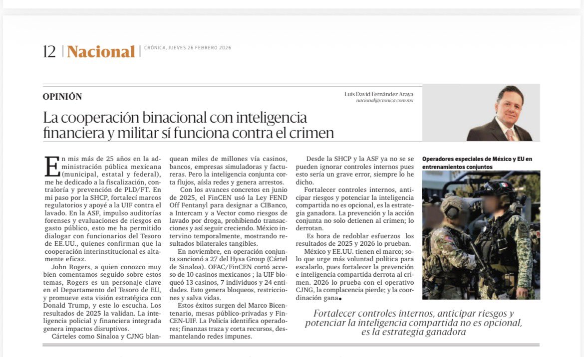 Mi columna de Hoy en <a href="/LaCronicaDeHoy/">La Crónica de Hoy</a> 

#GabineteDeSeguridad