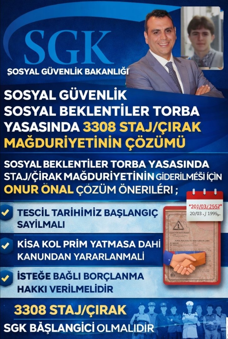 NTekmanli's tweet photo. Mfy
♦️Stajyer Çirak yetismiyor
♦️Guclu Turkiye icin
♦️200milyrlik cozum raporu ile
Hedefimiz cozumdur❗️
@RTErdogan 
@Onuronal_
@isikhanvedat 
@_cevdetyilmaz 
@dbdevletbahceli
@MSCANBAL 
Hak Yerini Bulacak
#StajyerÇırakHakkınıAlacak https://t.co/wkIucW7y63