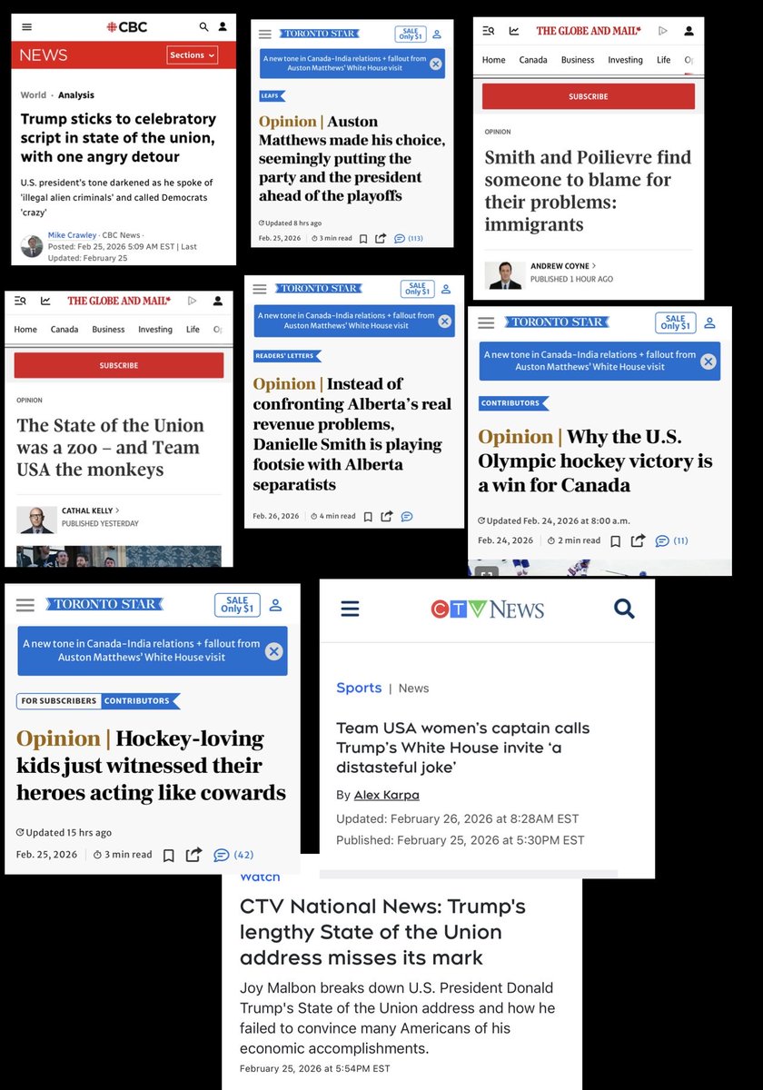 Witness Canadian mainstream media over the last couple of days. 
We are bombarded with endless hatred towards the U.S. towards party members other than the Liberals, towards people who in the leftist world view step out of line with their beliefs. Canadians are under a 24/7