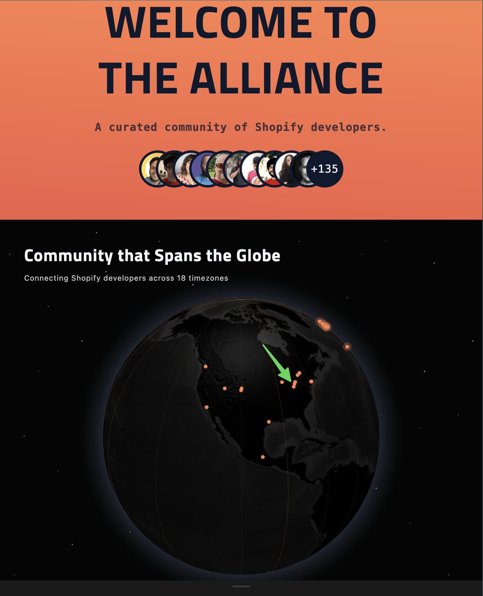 TRPage_dev's tweet photo. 👋

Dot Dev is gonna be amazing this year 🚀

Very proud of what @ShopDevAlliance has grown into and it's all because of the Shopify Devs who have helped build it up to what it is today.

@austriker27 and I get a lot of credit for starting something but the truth is it wouldn't mean anything without the support of all the amazing devs that make up the community.

Very grateful for all the support and I continue to strive to do a better job honoring the support we've been so graciously given.

See y'all in July 2027.