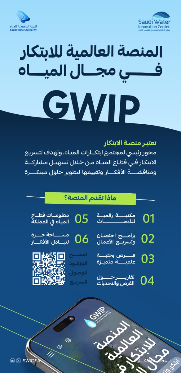 مركز الابتكار السعودي لتقنيات المياه tweet media