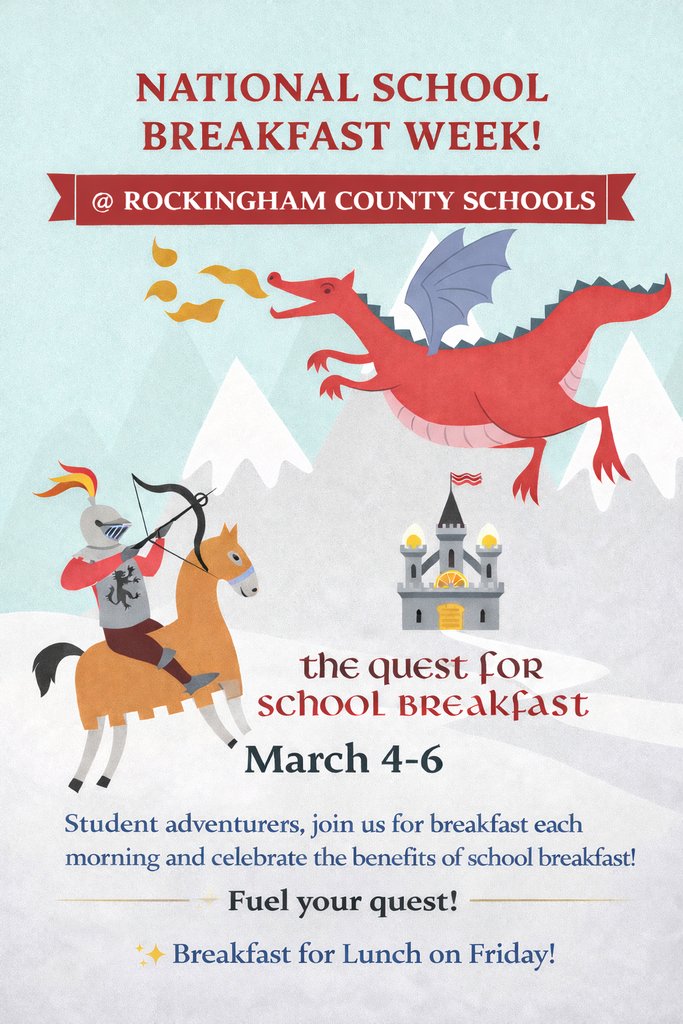 RCS_NC's tweet photo. FEED YOUR BRAIN BEFORE YOU USE IT.  What is your favorite breakfast item? Next week is National School Breakfast Week. Make sure you remember to thank your school nutrition staff. https://t.co/WUYpZobHqC