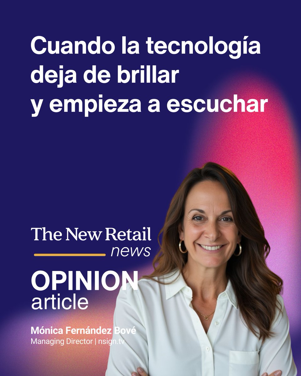 nsign_tv's tweet photo. ¿Más pantallas = más ventas?
No necesariamente.

En beauty retail, la diferencia no está en brillar más.
Está en comunicar mejor. https://t.co/3sD7ukXOtk
