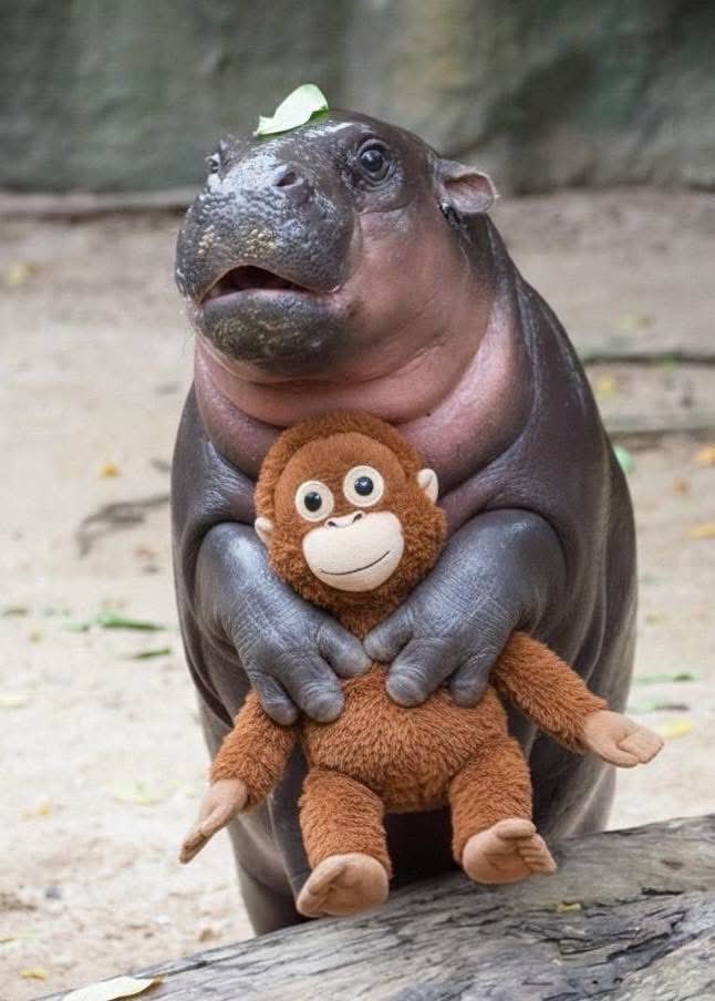 เหมือนกันไม่ได้หรอก 
หมูเด้งอ้วน พันช์คุงผอม 5555 #hippo #PygmyHippo #ขาหมูแอนด์เดอะแก๊ง #หมูเด้งเด้งกี่โมง #Moodeng #พี่ขาหมู #สวนสัตว์เปิดเขาเขียว