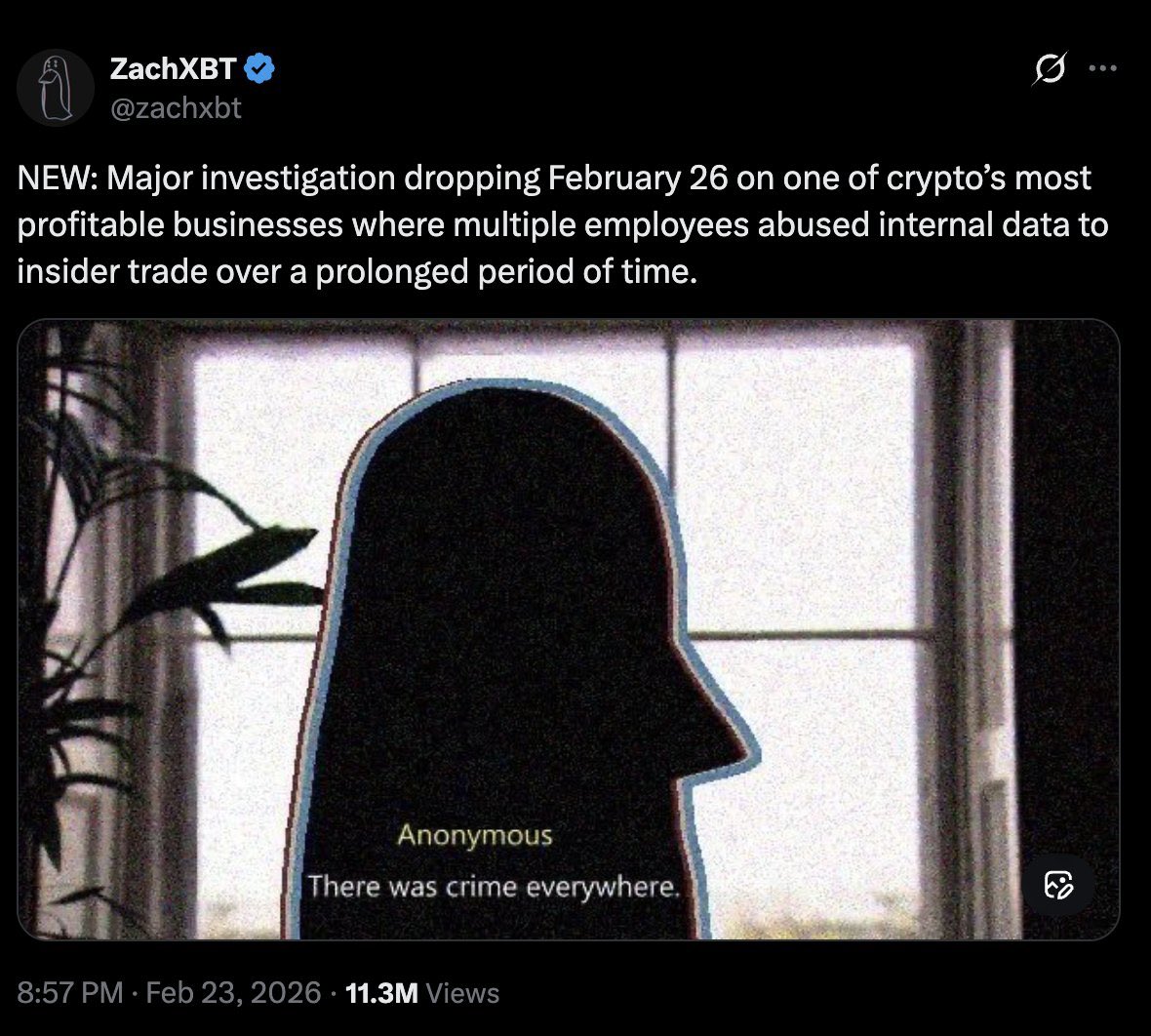 hiwhaledegen's tweet image. 🚨 BREAKING: On-chain investigator ZachXBT has published a new report claiming that employees at Axiom used insider information to trade ahead of the market.

According to the investigation, internal access may have been used to gain unfair advantage — raising serious questions