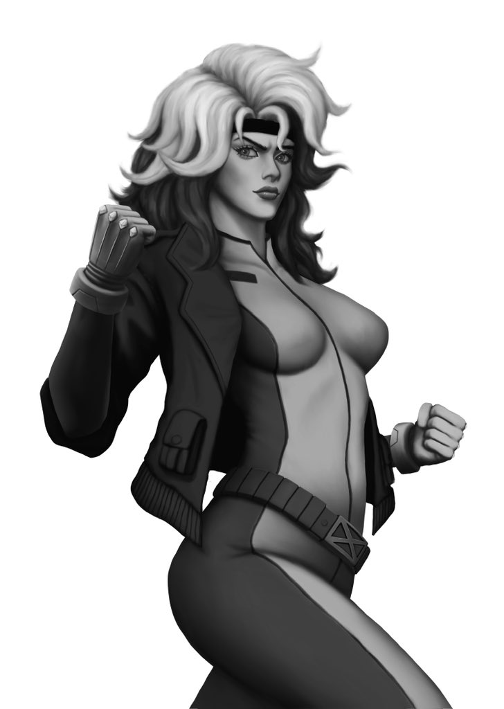 BLACKEYE1834's tweet photo. Wip🚧 rouge
#artshare #xmen #rouge #marvel https://t.co/XfoXILPHio
