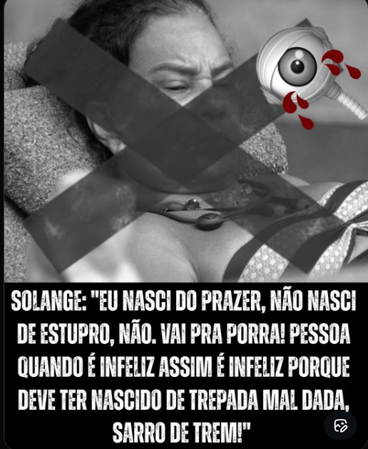 Pensamos que a participante Solange Couto seria expulsa nesta quarta (25), a direção do <a href="/bbb/">Big Brother Brasil</a> não tomou nenhuma atitude diante do público, é lastimável ver uma emissora tão séria como <a href="/tvglobo/">TV Globo 📺</a> ser conivente com palavras tão escrotas e absurdas jamais vista em um canal de TV.