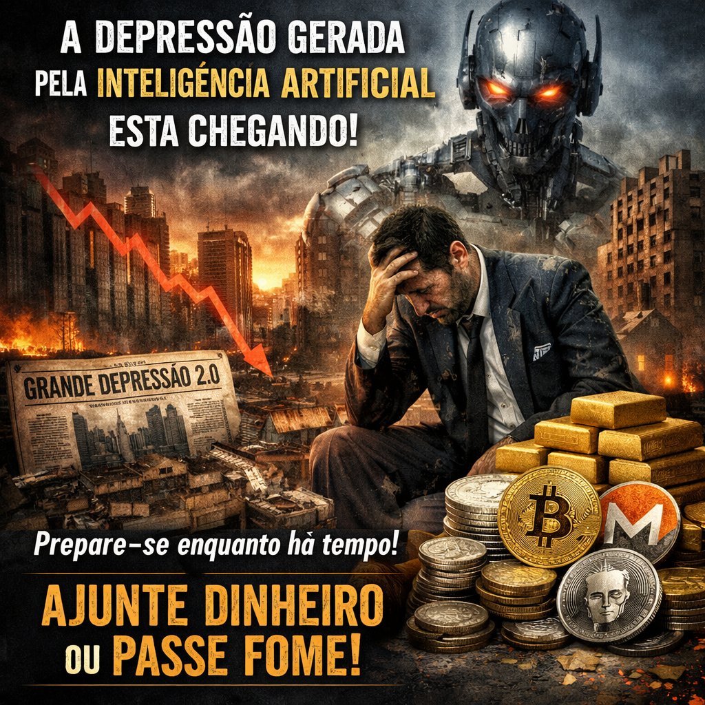 Citrini Research faz artigo sobre a grande depressão que será gerada pela evolução da inteligência artificial.
Eu alerto sobre essa grande crise e recomendo que ajuntem dinheiro, vivam como pobres, pois, quando realmente começar, a chapa vai esquentar!
citriniresearch.com/p/2028gic