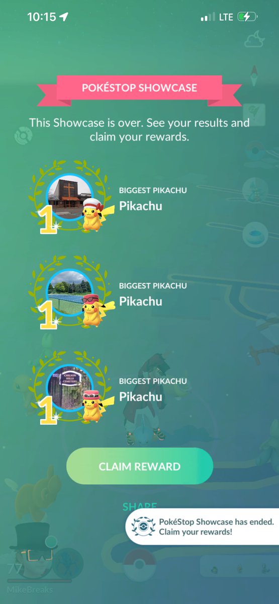 Get out those brooms cause I swept yesterday showcase