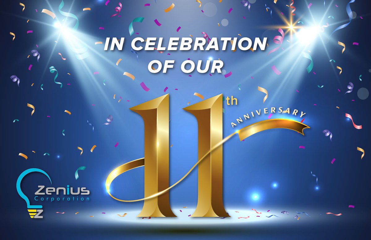 zeniuscorp's tweet photo. Zenius turns 11 on February 26! 

11 years of driving impact across Federal, State, and Local agencies — and we’re just getting started.

Thank you to our clients, partners, and team for being part of the journey.

#Zenius #11YearsStrong https://t.co/K6BqDZg6Dw