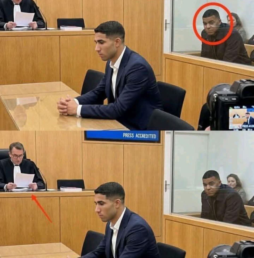 ❗️Mbappé stated in court that Hakimi is a kind and good person who could not have ra*ed a girl.