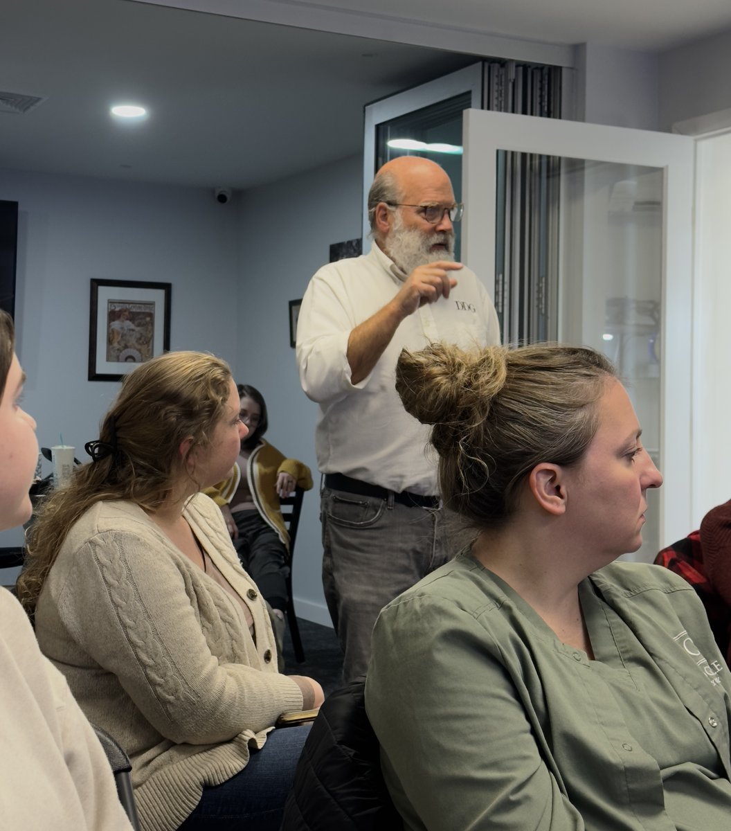 ToothsmithsInc's tweet photo. Thank you to Dr. Crognale for bringing your team to Night at the Lab! We hope to see you again! If you want to schedule an event for your office can come in, visit https://t.co/irEtkSleTv We hope to see you there! #NATL #CEcredits #dentistry #dentallab https://t.co/qXLInEd2oM