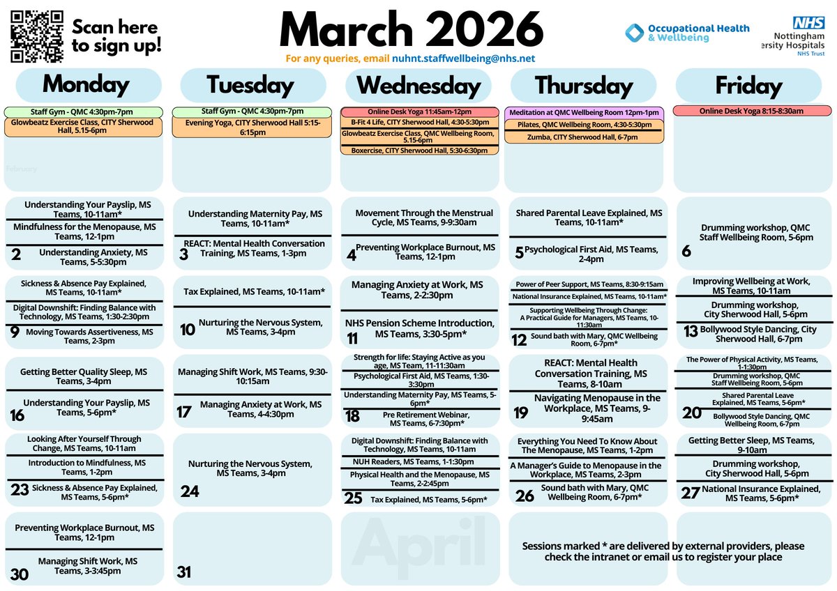 Staff Wellbeing NUH tweet media