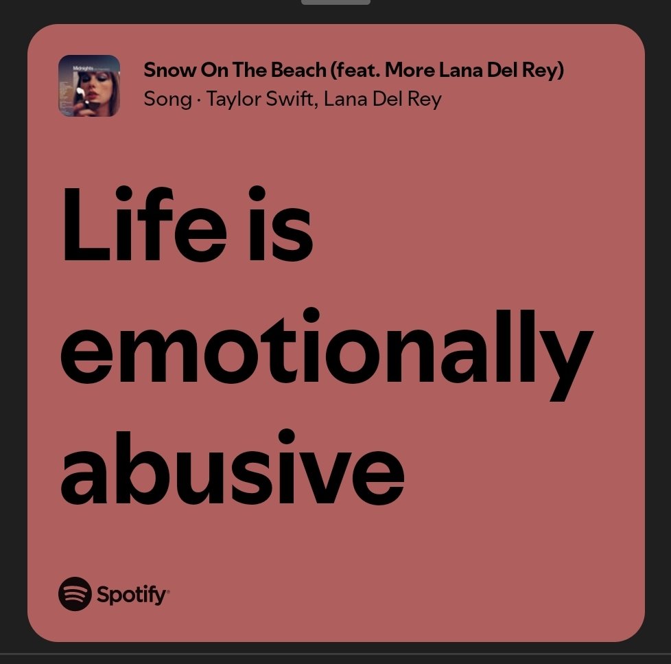 One of the realest things she's ever said