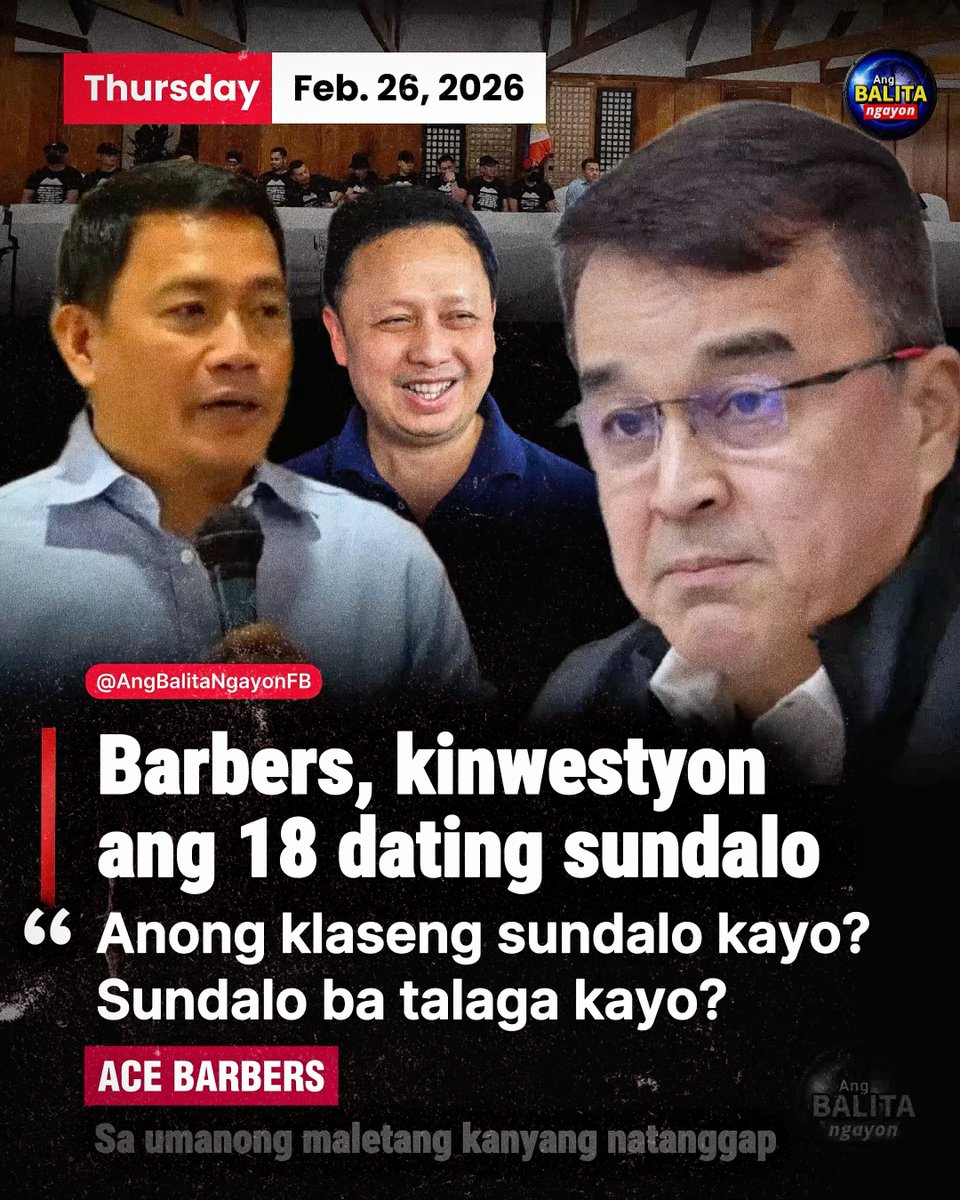 “ANONG KLASENG SUNDALO KAYO!” — ACE BARBERS KINWESTYON ANG 18 DATING SUNDALO

Umani ng atensyon ang naging pahayag ni dating Surigao del Norte Rep. Robert Ace Barbers kaugnay ng affidavit ng 18 dating sundalo na nag-akusa ng umano’y pagdedeliver ng maletang puno ng pera sa ilang