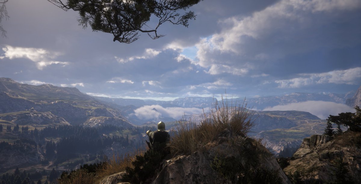 PlayPaxDei's tweet image. Ease into the week with a few relaxing views from Pax Dei. A calm start before the week picks up.
#PaxDei #MondayMood #GameVibes #MMO #VirtualLandscapes