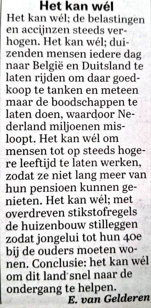 Dus dat...