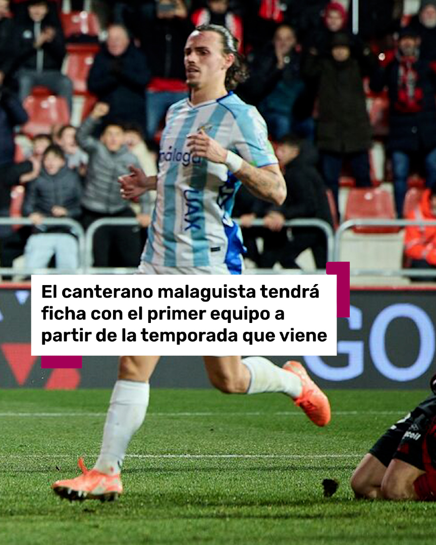 101tvMalaga's tweet photo. ⚽🔒 El Málaga renueva a Ángel Recio hasta el año 2029. El defensor la temporada que viene dispondrá de dorsal en el primer equipo.
📲 Más información en https://t.co/XrOoC7il3m
#AngelRecio #MalagaCF #Renovación #PrimerEquipo https://t.co/KqZQLmrkTb