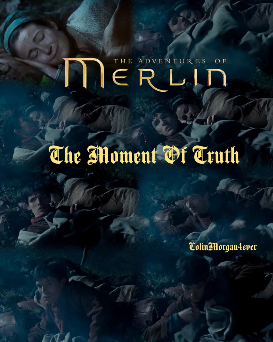 CMagnumfan's tweet photo. #posterdesign of every episode of #MerlinTvSeries now with 11/38 season 1 episode 10 #TheMomentOfTruth aired on the 22nd November 2008. Whilst #Hunith and #Merlin bed down for the night, someone is heard nearby. #MerlinBBC #MissingMerlin #ColinMorgan #CarolineFaber https://t.co/c0ZJdVD6PF