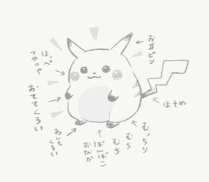 敬愛なる初期ピカチュさま 
