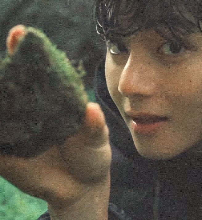 agustlotus_'s tweet image. User thv always encouraging people to touch grass and water #gooutside #getoffofinternet