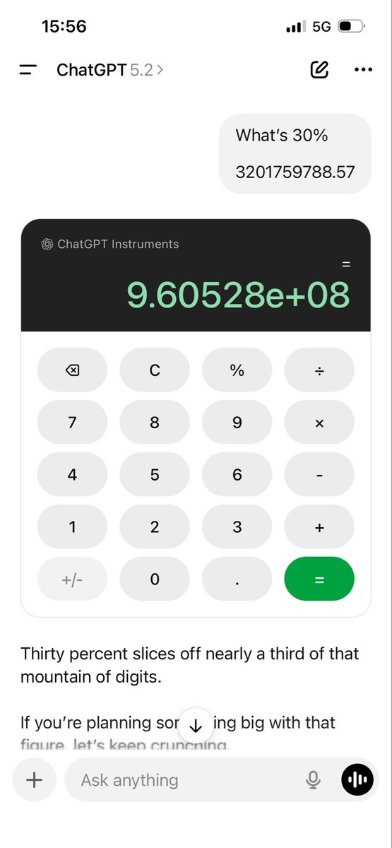 kellvinace's tweet photo. @OpenAI @OpenAIDevs why do I need instruments instead of just giving me the answer ? You could shelve off seconds of wait time ….. unless it’s cheaper to have another tool inside a tool to get an answer. @grok what’s the answer ? https://t.co/zffC094moK