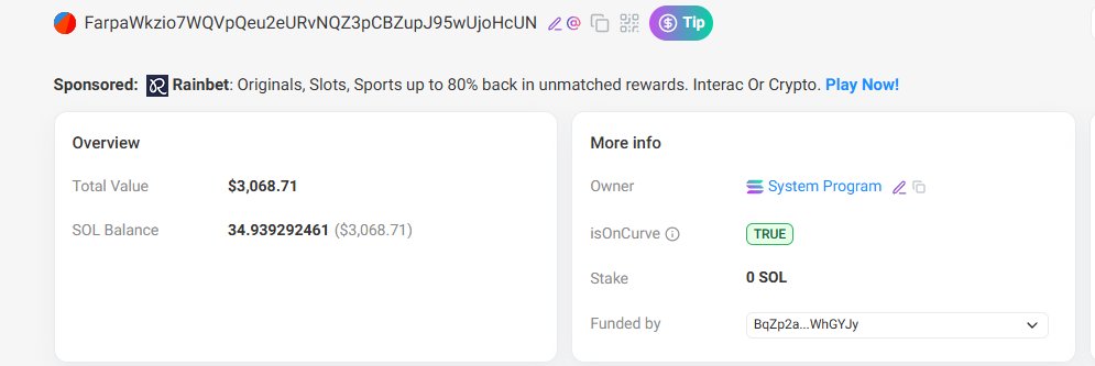 ShwenSol's tweet photo. 7p7xUFbejky1LH4TW1QUZzN95qRfvsTZs2HXjoiVpump - currently 5k MC

deployed by Broox

Dev is broox.sol which funded CeX wallet HPr1MSrSB2i9r9Vcsj8Cmx2sUFGudpDum6kY9dp2ePCN

The wallet shared by ZachXBT has been funded by BqZp2aNU3kWx8jGLjdNqMVUSaGCnCoWvYjNbFAWhGYJy which has also funded the same CeX wallet.