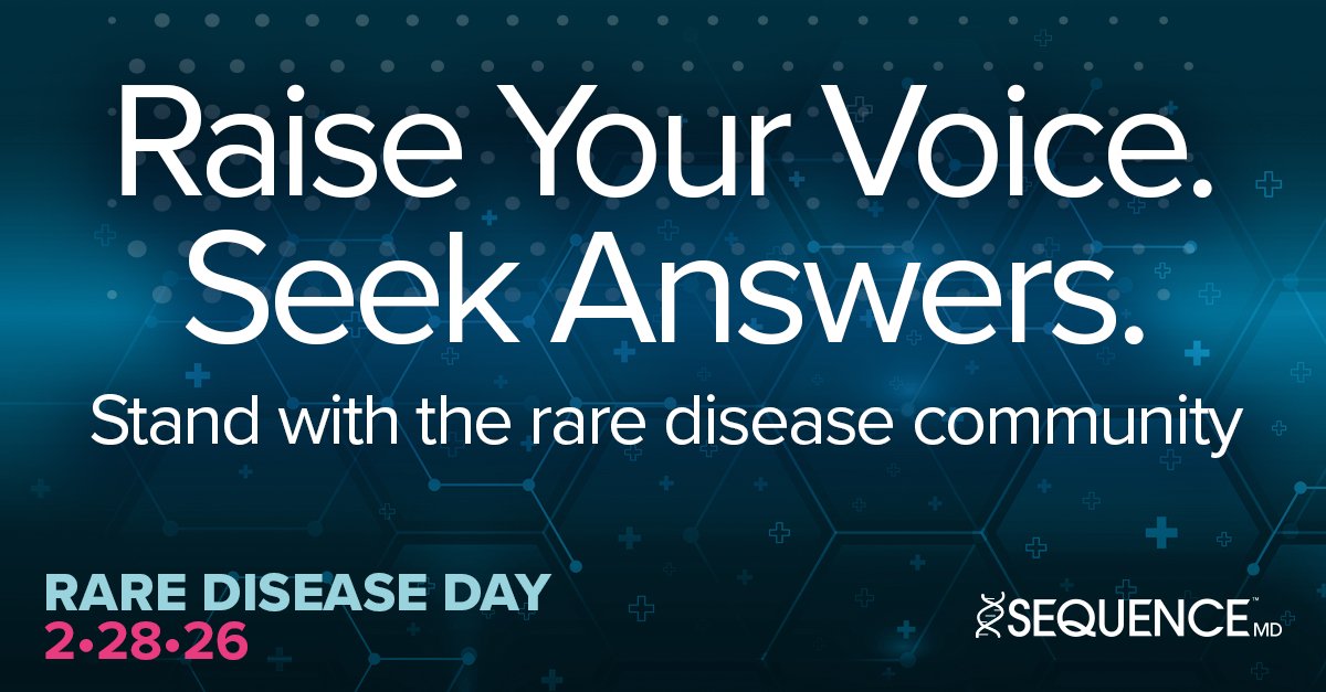 SequenceMd's tweet photo. This Rare Disease Day (Feb. 28), stand with the rare disease community. At SequenceMD, we help families with diagnostic clarity through genetic evaluations and counseling. Learn four key areas where genetics matters most in primary care: https://t.co/g6xCLACY2j

#RareDiseaseDay https://t.co/ZDPuVZLBG3
