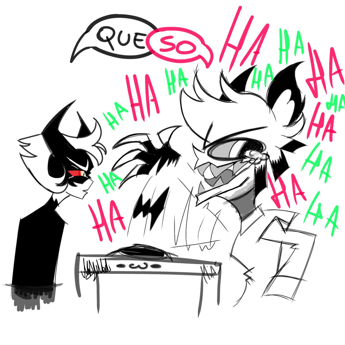 m4n0j0's tweet photo. La combinación de Lucifer y Alastor con Batman y Joker
#HazbinHotelLucifer #HazbinHotelAlastor #BatmanDC #JokerDC #appleradio https://t.co/RXg3gLHHmn