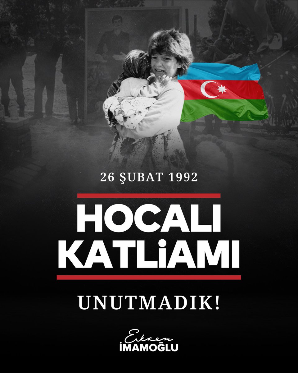 1992’de Azerbaycan Hocalı’da katledilen canları rahmetle anıyorum. 

Allah böyle acıları bir daha kimseye yaşatmasın.