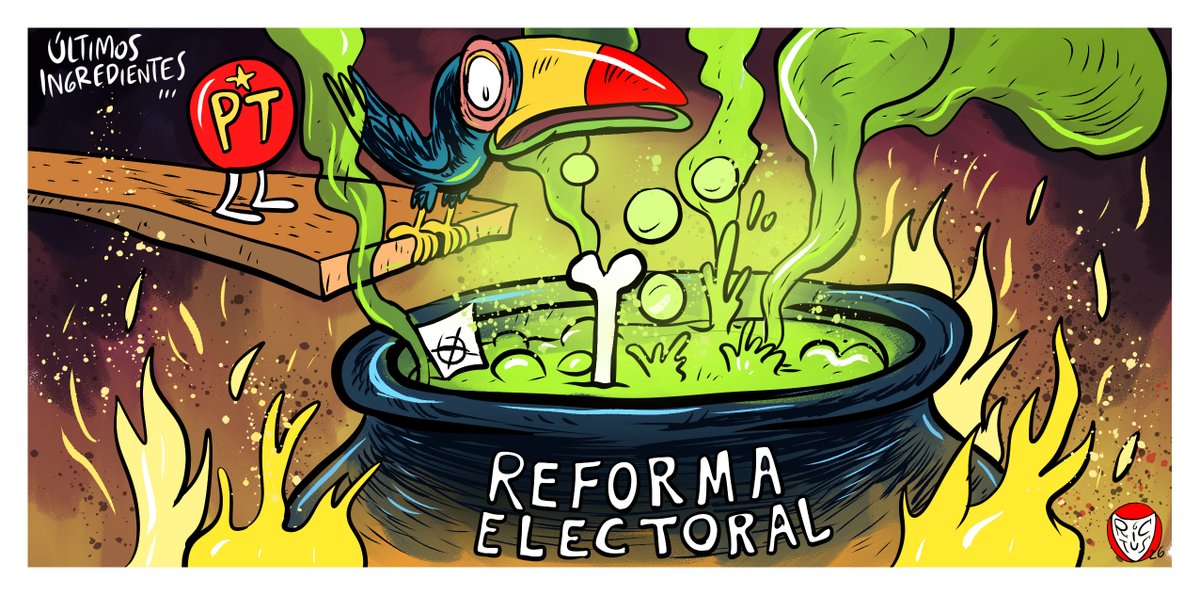 "Últimos ingredientes". Cartón publicado en <a href="/ElFinanciero_Mx/">El Financiero</a>