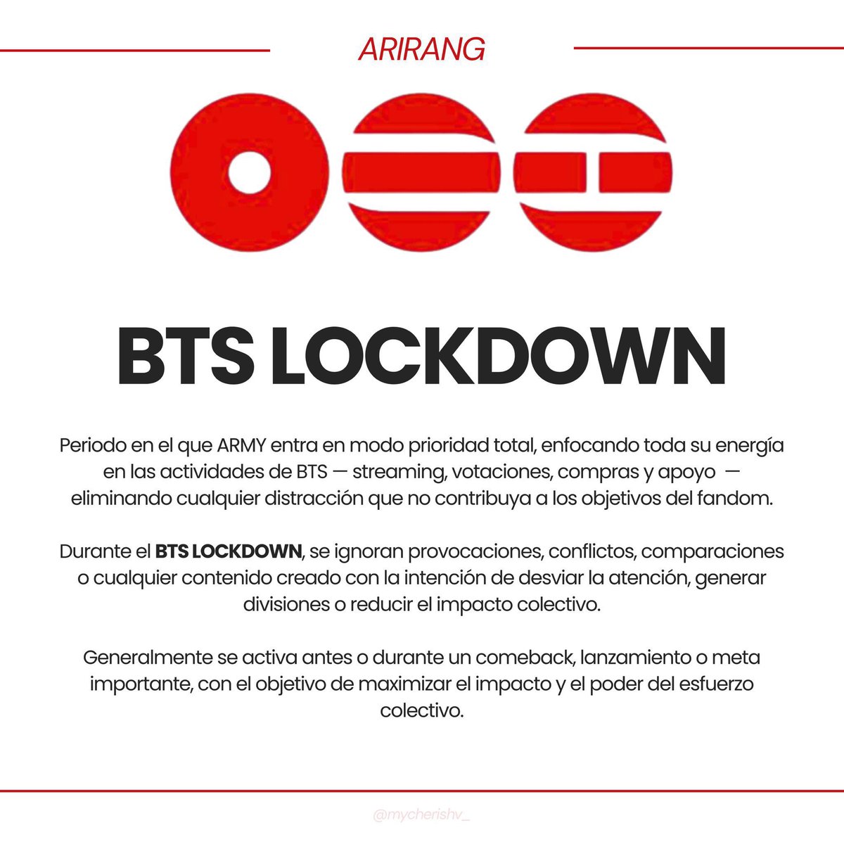 TEAMBO7_twt's tweet photo. ARMY
Este #BTSLOCKDOWN 🔒ya era obvio desde enero, pero aquí estamos para recordar 🫡

#BTS_ARIRANG 💜 https://t.co/E7tov7pI6D