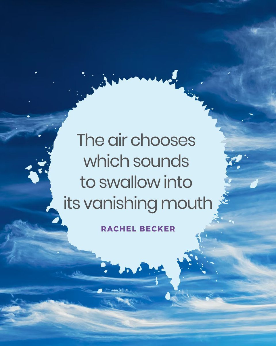 SWWIMmiami's tweet photo. From “Audiometry” by Rachel Becker
.
.
.
#SWWIMEveryDay #SWWIMWithUs #Poetry #Poem #WomenWriters #WomenPoets #WomenPublishingWomen #WomenSupportingWomen #Ciswomen #TransWomen #Nonbinary #Intersex #GenderExpansive #Inclusive #Community #Audiometry #RachelBecker #ThursdayPoem https://t.co/ne070wED9y