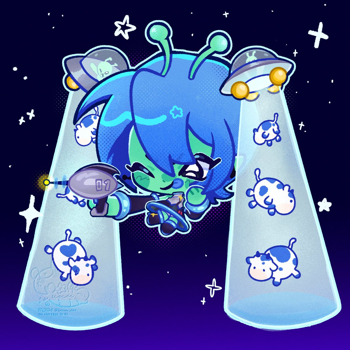 ‧₊˚♪𝄞₊˚ Alien watashi alien  ♬⋆.˚‧₊
⏔⏔⏔⏔⏔⏔ ꒰ ᧔ෆ᧓ ꒱ ⏔⏔⏔⏔⏔⏔
Silly lil 👽 miku ദ്ദി(╥ᆺ╥)