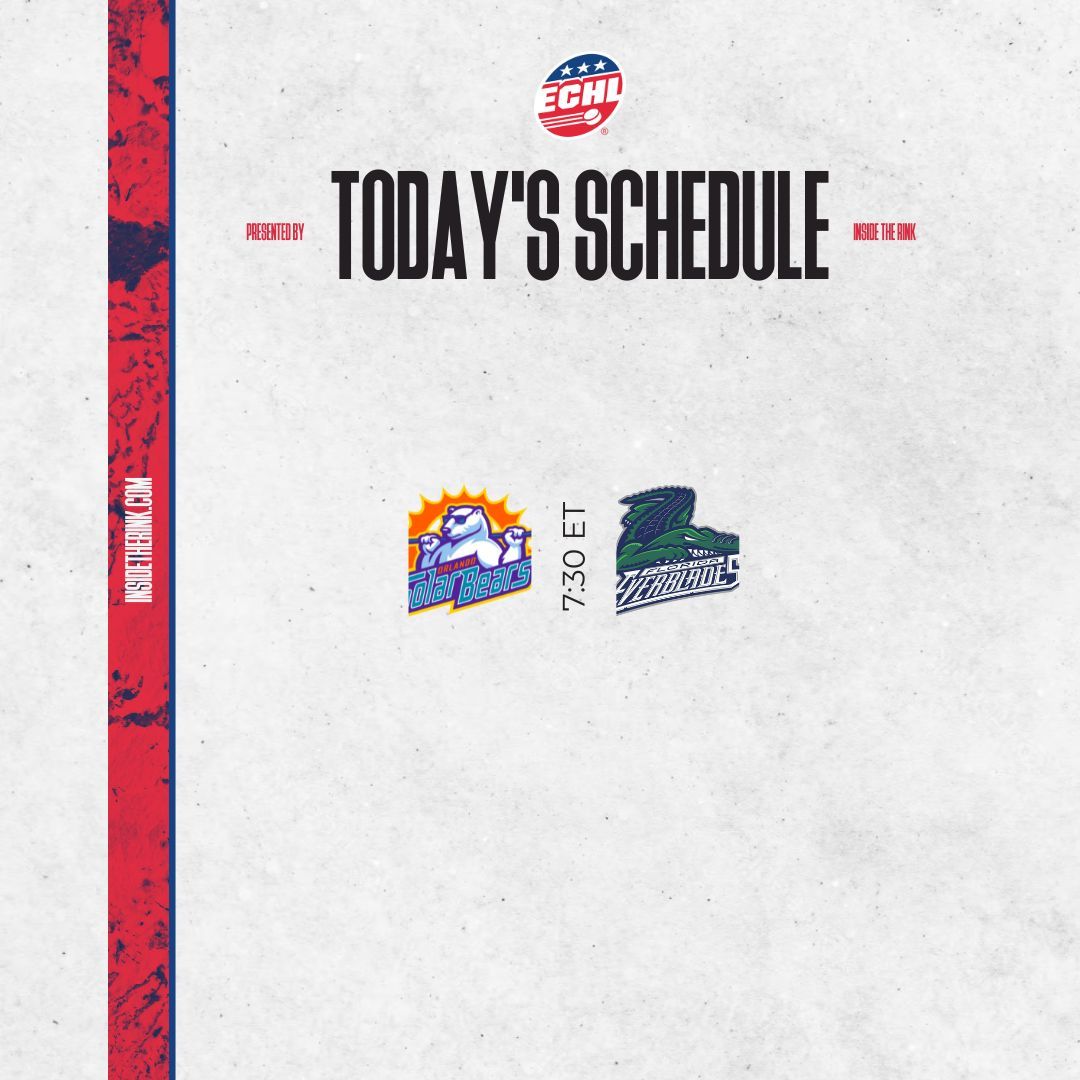 ECHLWeek's tweet image. 1 ECHL game tonight #ITR #ECHL