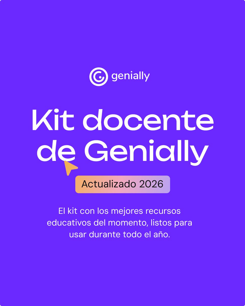 Este es el kit de Genially para docentes ¡actualizado! Contiene ...