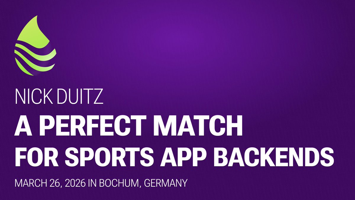 elixir_ruhr's tweet photo. Next meetup scheduled: On March 26, 6.30pm in Bochum, Nick from @9elements will talk about building sports app backends with #Elixirlang - what it takes to handle hundreds of thousands of fans hitting the same app at kickoff. See you there! https://t.co/jZlUCHlrDr