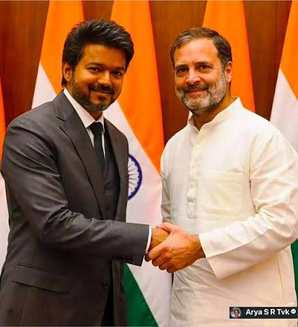 🚨 The TVK- Congress alliance is almost confirmed. 🚨 

The TVK has agreed to Congress demand for the Deputy Chief Minister (DCM) post and 12 ministers in the cabinet