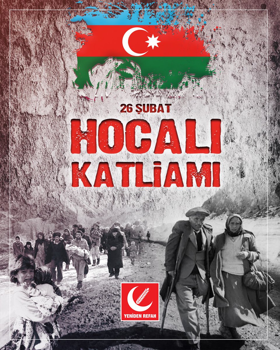 26 Şubat 1992’de Hocalı’da insanlık dışı bir vahşetle katledilen masum kardeşlerimizi rahmetle ve minnetle anıyoruz.