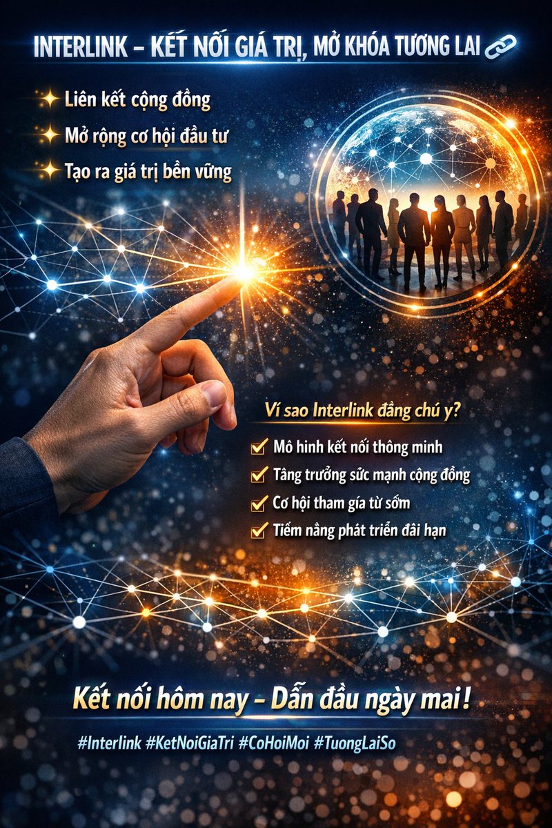 thamcrypto's tweet photo. Không phải ai cũng biết về Interlink lúc này…

Nhưng những người tham gia sớm đang đi trước một bước 🚀

Cơ hội luôn thuộc về người hành động trước.

👉 Đăng ký tại:
https://t.co/meNPBlClkN

📌 Mã mời: 18091993

Bạn đã sẵn sàng chưa? https://t.co/7I7VnAnCqn