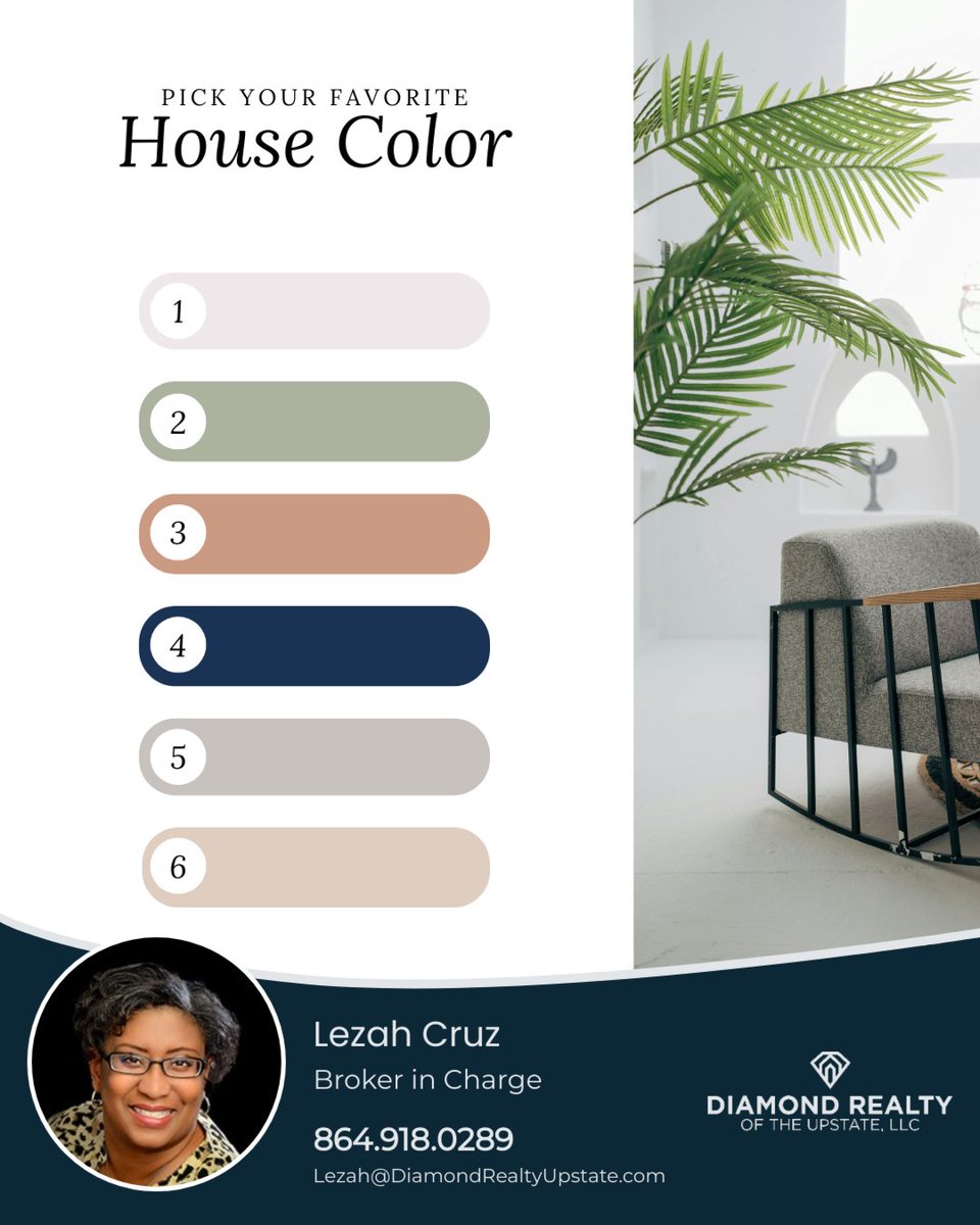 DiamondRealtyUp's tweet photo. With earthy palettes taking center stage in home design, the question is: which shade feels most like you? 🤎🎨

Share your favorite below and let the inspiration flow. 🏡✨

#homestyling #interiordesign #DiamondRealtyUpstate #DRUsc #travelersresthere #yeahTHATgreenville https://t.co/HqXBhDX81v