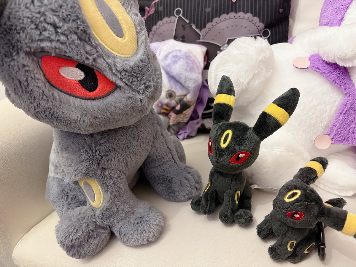 reityanwakannai's tweet photo. ブラッキーが増えてブラッキー嬉しそう

（あまり知られてないけどクロミちゃんの他にブラッキーが好きです） https://t.co/N20AVTTdCK