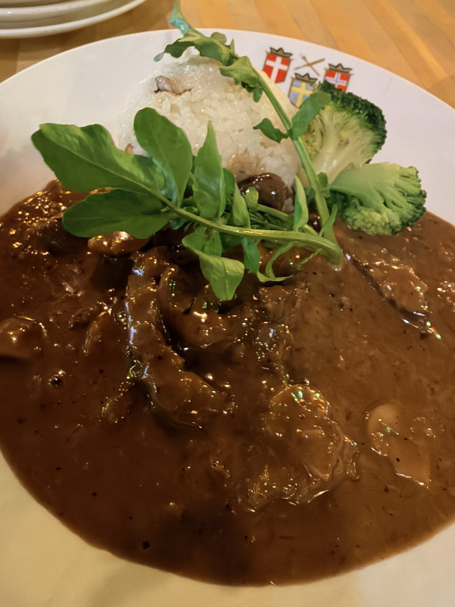 RIEZO128's tweet photo. 今日はリニューアルしたスカンディヤ！
ビーフストロガノフバカうまでした
経営難で一回閉めてたらしいので横浜民みんな行ってください🥺 https://t.co/je9q8Ssgbs