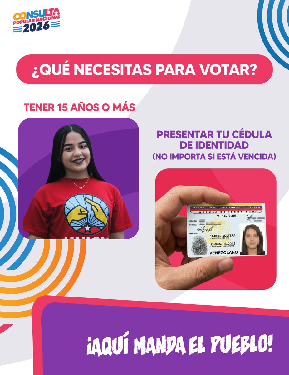 mincomunas_ve's tweet photo. Solo debes:

🔹 Ingresar al sitio web oficial del ministerio  https://t.co/oHC85MA26u
🔹 Ir a la sección de la Consulta Popular
🔹 Seleccionar tu estado
🔹 Buscar tu circuito comunal
 
Comparte esta información y fortalezcamos la participación en cada Circuito Comunal. https://t.co/dW4J9GCM9H