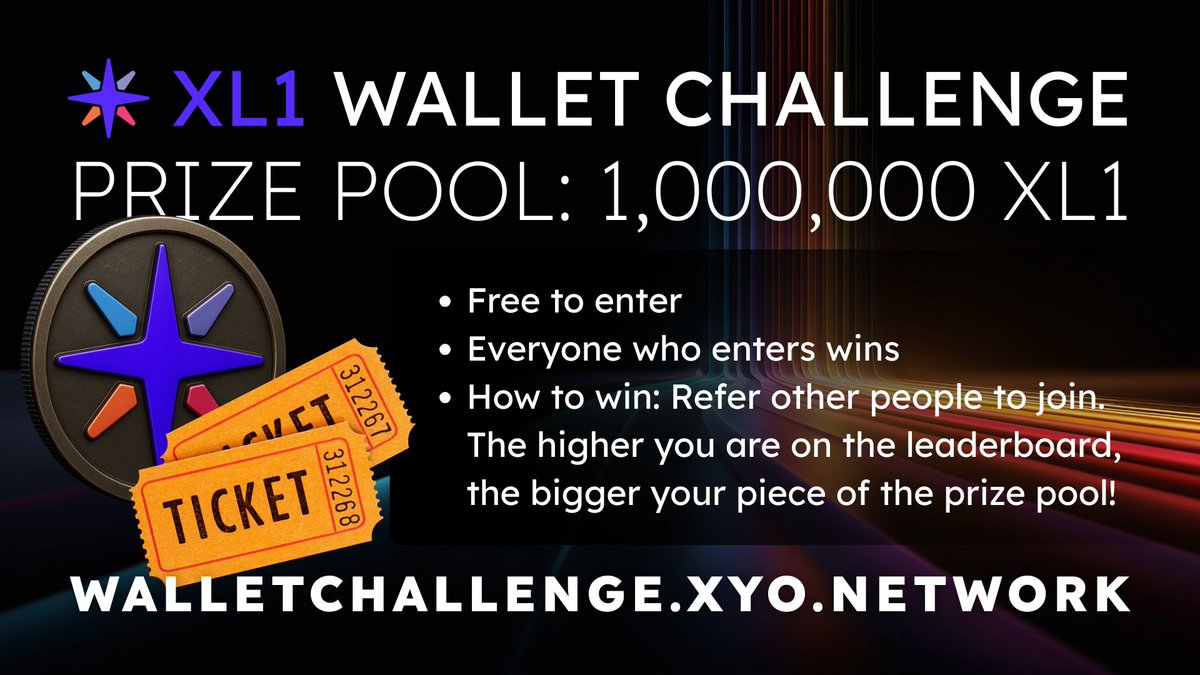 TemidayoTweet's tweet photo. 🚨 XL1 Wallet Challenge LIVE 🚨

🏆 1,000,000 XL1 prize pool
💯 Free to enter — everyone wins

🇺🇸 USA number ONLY (Numero / Vyke)
❌ No VPN

🔗 https://t.co/4bllUQ4oCs

⏳ Only 1k slots

Don't wait..... https://t.co/7O5q3lNKin