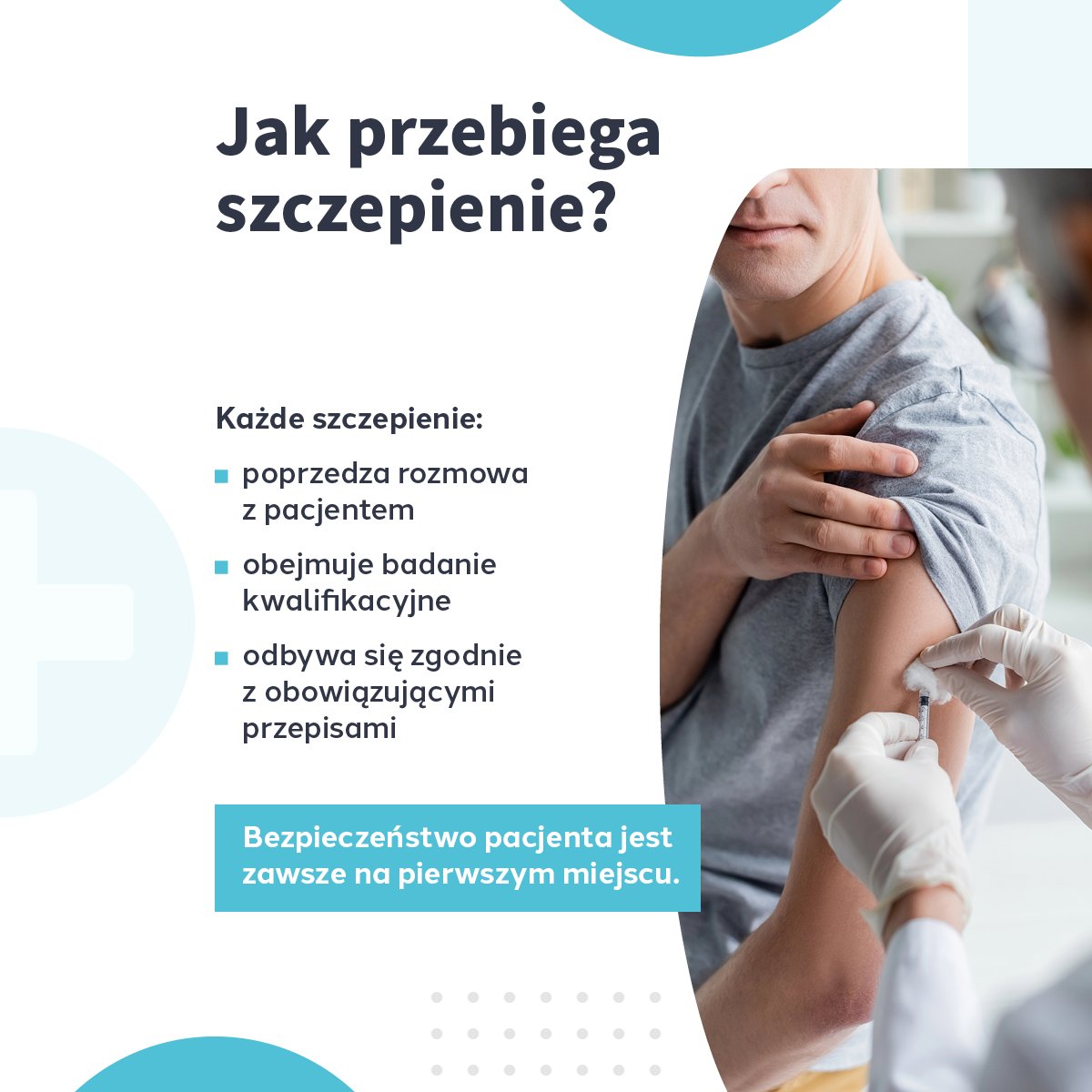 GIS_gov's tweet photo. Szczepienia zalecane wykonywane w aptekach łączy dostępność świadczeń zdrowotnych z wysokimi standardami bezpieczeństwa.

Szczepienia te:
✅są poprzedzone badaniem kwalifikacyjnym
✅wykonywane są przez przeszkolonych farmaceutów
✅podlegają nadzorowi @GIF_GOV_PL i @GIS_gov https://t.co/yEATtruVKA