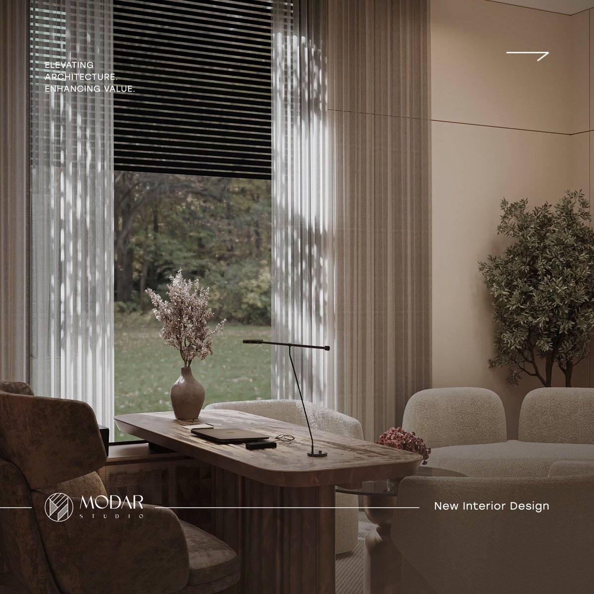 ModarStudi's tweet photo. Luxury Modern Office Design by Modar Studio
Clean neutral palette, premium materials, warm lighting &amp; organized workspaces for a calm, productive environment.
3ds Max | Corona | Photoshop

#InteriorDesign #OfficeDesign #ModernInteriors  #3DVisualization #Architecture #ModarStudio https://t.co/MwTVFeQNvV
