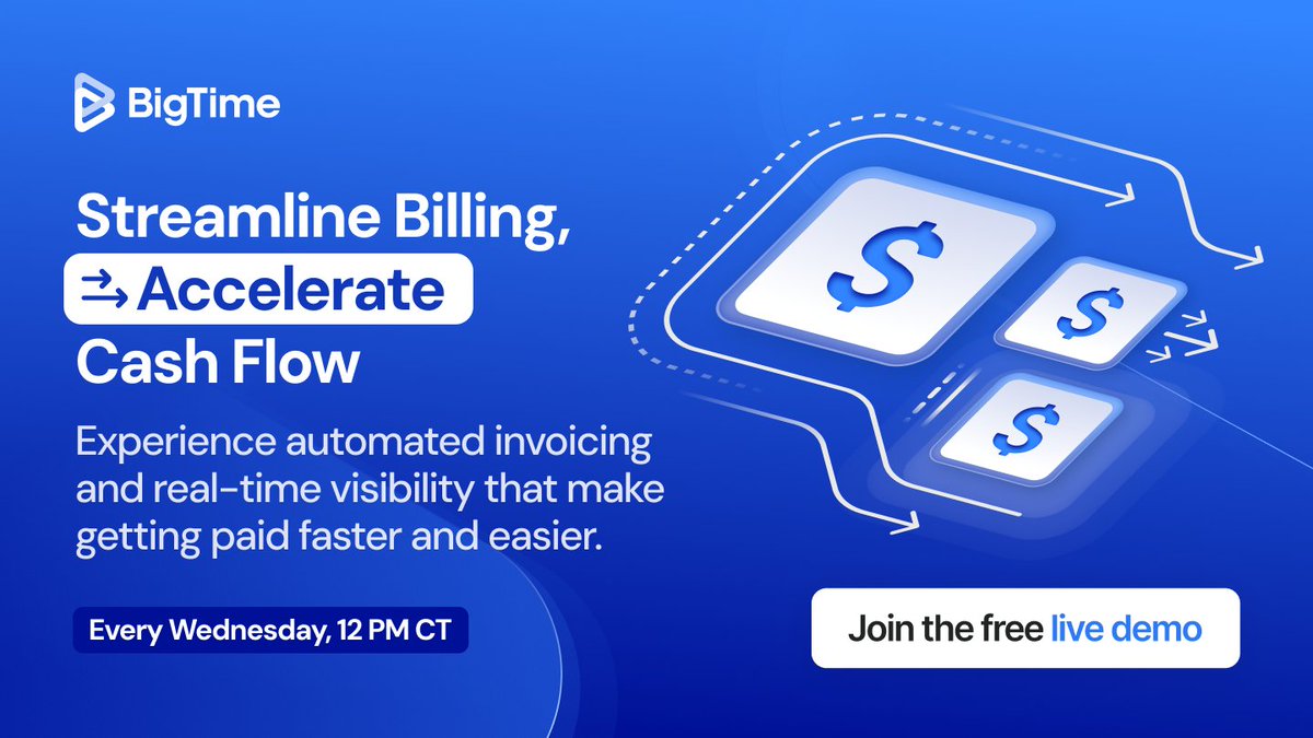 BigTime Software tweet media